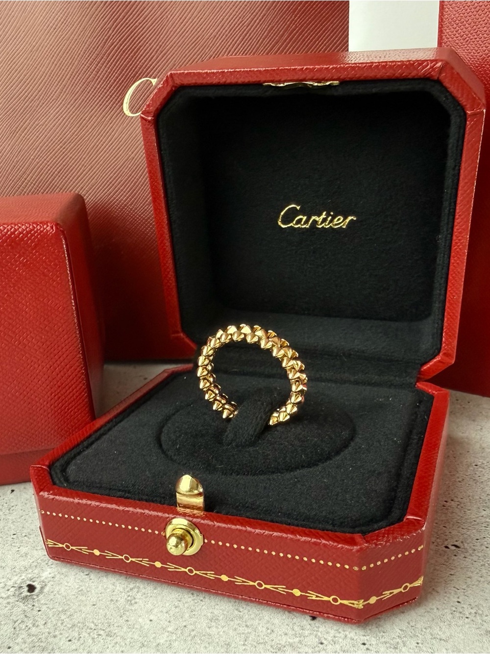 Authentic Cartier Clash Ring - Rose Gold